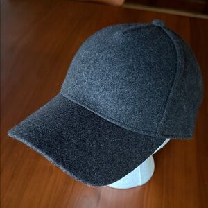 Classic Dark Gray Wool Cap